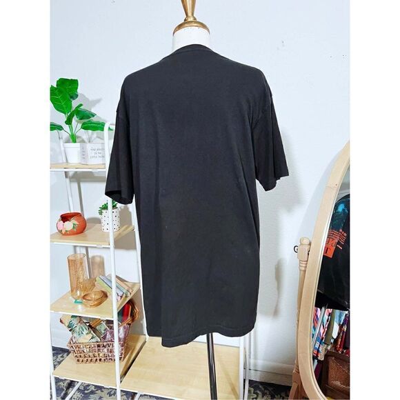 Wild Wolf Black Printed T-Shirt - Picture 4 of 5